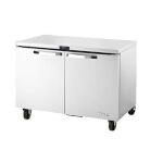 True TUC-48-HC~SPEC3 - Undercounter Refrigerator, (2) solid doors, (4) shelves